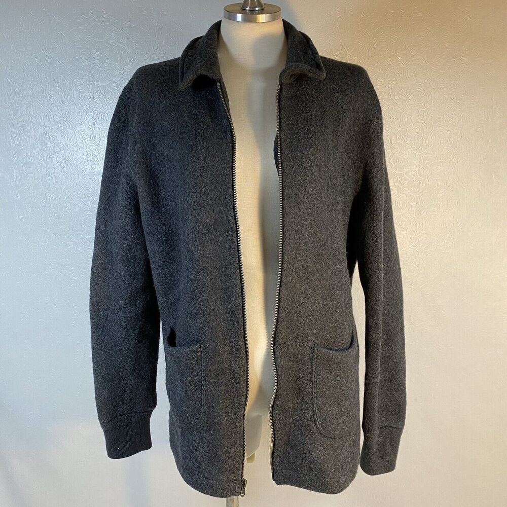 Wallace & Barnes Jacket Mens XL READ Gray Wool - Picture 3 of 12